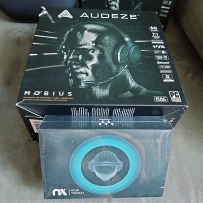 Audeze Mobius Wireless Gaming Headphones w/ WICKED COOL EAR CUSHIONS Waves NX