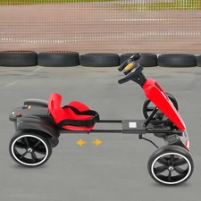 Adjustable Electric Go Kart for Children Foldable Go Karts Kids Pedal Go-Kart