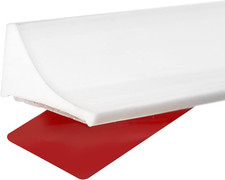 New Collapsible Shower Threshold Water Dam, Self Adhesive Silicone Waterproof Ba