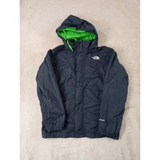 The North Face Hyvent Insulated Jacket Youth Medium Black Green