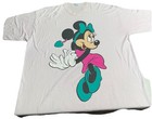 Vintage Disney Character Fashions Minnie Mouse Womens Sleep Shirt ONE SIZE-STAIN