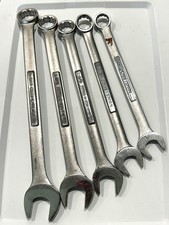 Vintage Craftsman 5pc Sae Combo Wrench Set 11-516 Forged In Usa V-series