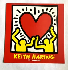 Keith Haring 1994 Calendar 12-Month Printed in Germany le Neues UNUSED