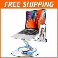 Adjustable Laptop Stand with Phone Holder