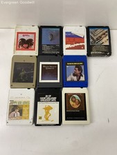 Lot of 10 8 Tracks Waylon Jennings, Willie Nelson, Jerry Lee Lewis, etc