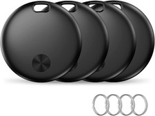 Bluetooth GPS Tracker Smart Tag Key Finder Wallet Pet Locator for iOS Find My 4p