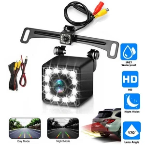 170° CMOS Car Rear View Backup Camera Reverse HD Night Vision Waterproof Kit US