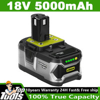 18V 5,0Ah Akku FüR Ryobi One+ Plus Lithium RB18L50 P108 P104 Batterie
