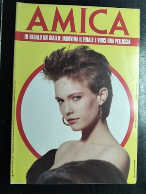 Amica 28 1986 Marla Hanson Ryuichi Sakamoto Terry Broome Rosanna Arquette