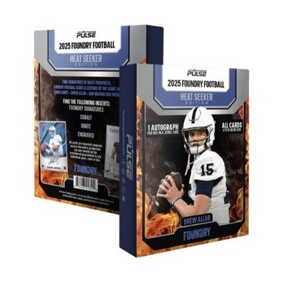 2025 PULSE FOUNDRY HEAT SEEKER EDITION NFL FOOTBALL HOBBY BOX - BRAND NEW    