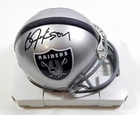 Bo Jackson Signed Riddell Oakland Raiders Mini Helmet Fanatics COA Auto