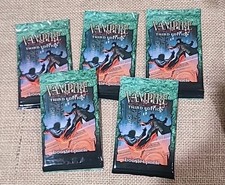 Lot of 5 Sealed Unopened Booster Packs 3rd Ed Third Edition Vampire Eternal VTES