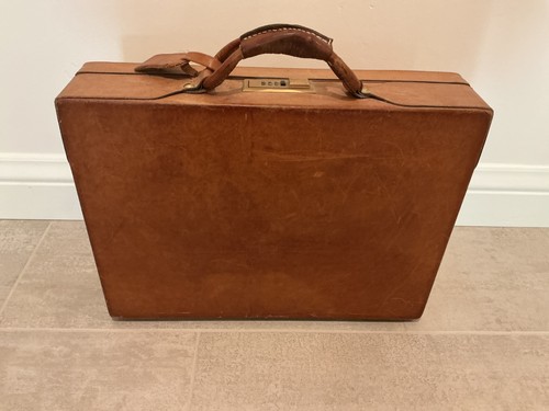 Vintage Hartmann Belting Leather Attache Case - Tan B… - Gem