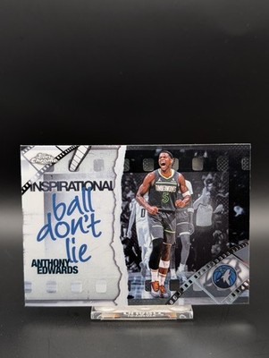 Anthony Edwards Topps Chrome Basketball 2024-25 Inspirational Timberwolves