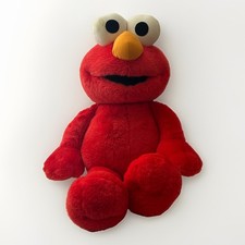 Jumbo Tickle Me Elmo 28" Mattel Fisher Price 2002 Sesame Street VTG Plush Read