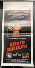 Il duro più duro locandina originale cinema Fleischer Dennis Quaid boxe