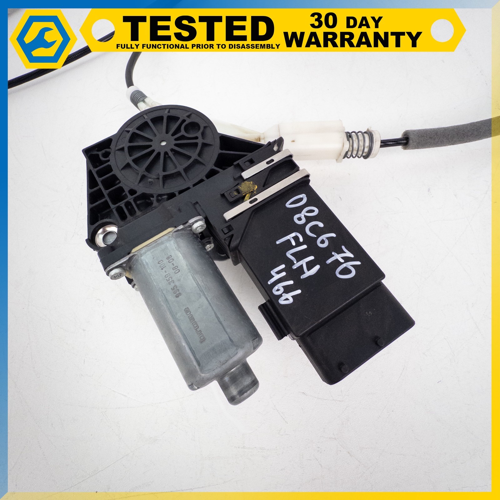 05-13 CHEVROLET CORVETTE C6 FRONT LEFT POWER WINDOW REGULATOR MOTOR ASSEMBLY OEM