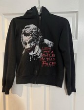 Heath Ledger Joker Hoodie The Dark Knight Batman Full Zip Sweatshirt