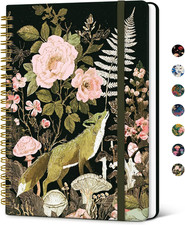 Lined Spiral Notebook Journal for Women A5 5.8"  8.3" , Cute Hardcover Notebook