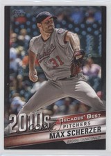 2020 Topps Decades Best Series 2 Pitchers Black 137/299 Max Scherzer #DB-93 md3