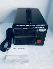 LVYUAN Voltage Converter Transformer 3000 Watt Step Up/Down Converter LYUS3000