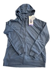 Mondetta Womens Performance Full Zip Hoodie XS NEW XS China Blue NEW Womens