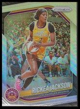 2025 Panini Prizm WNBA #118 Rickea Jackson Silver Prizms Los Angeles Sparks