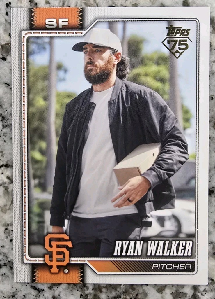 2026 Topps Series 2 Ryan Walker #540 Golden Mirror Image Variation SSP
