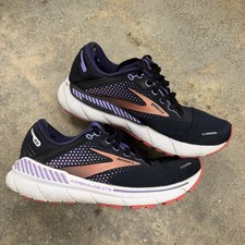 Brooks Adrenaline GTS 22 Womens 8 Purple Running 1203531B080 DISTRESS RIPS