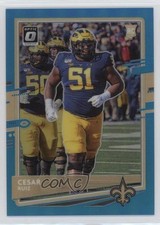 2020 Panini Donruss Optic Rookies Aqua Prizm 12/299 Cesar Ruiz #131 0ud4