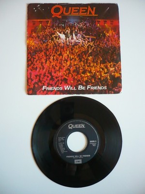 Queen Friends Will Be Friends 7'' Vinyl 1986 EMI 1st Press Single Freddie Mercury
