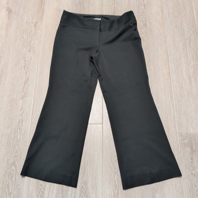 Express Editor Dress Pants Women 10S Black Excellent Bootcut Mid Rise Stretch