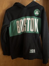 NBA YOUTH M 10-12 BOSTON CELTICS PULLOVER HOODIE B59 