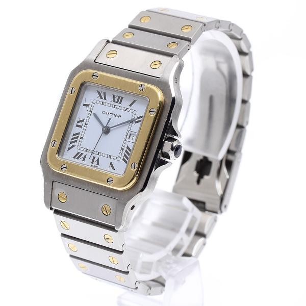CARTIER SANTOS GALBÉ LM SS White