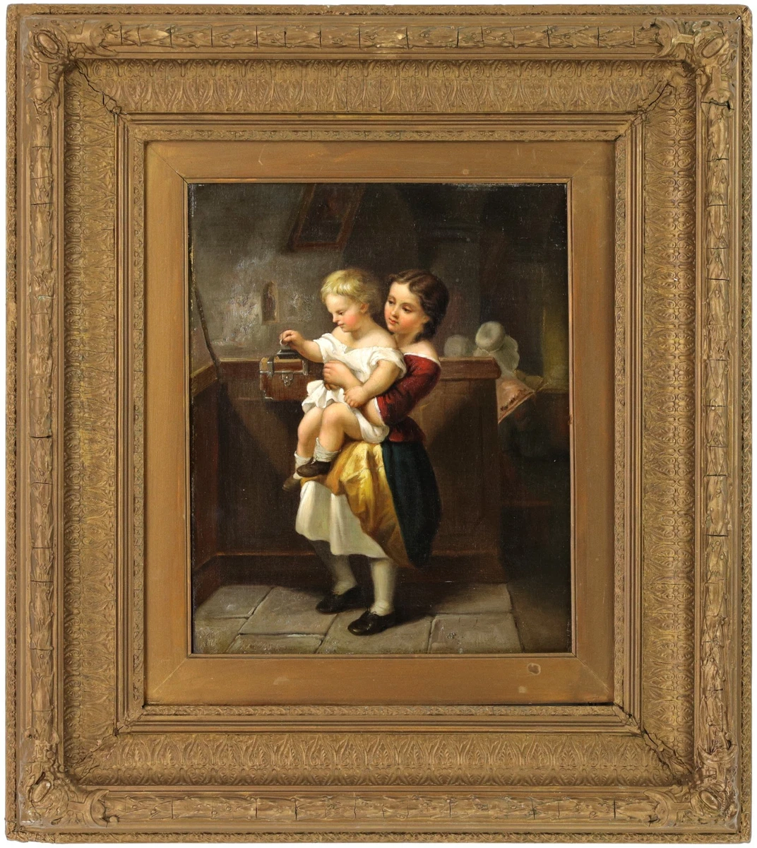 Oil Painting Children & Infants Original Art Paintings for sale | eBay
