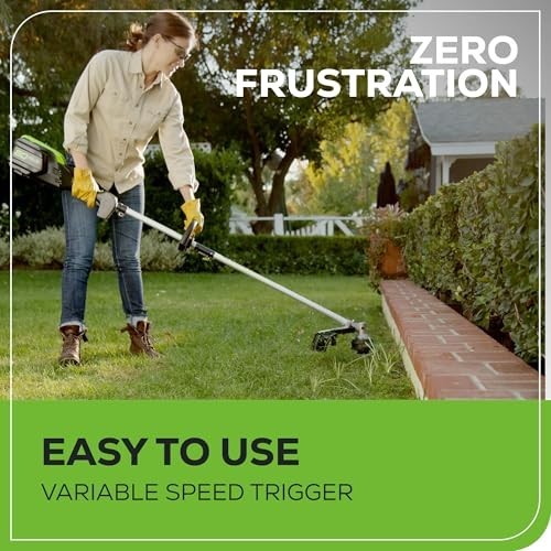Decespugliatore a Corde 80V 16" Brushless Senza Fili, Doppia Linea .080", Velocità Variabile, Luce - Foto 4 di 7