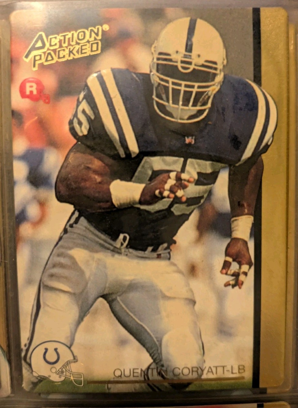 Action Packed 1992 Quentin Coryatt #2 in the set Indianapolis Colts NFL Football