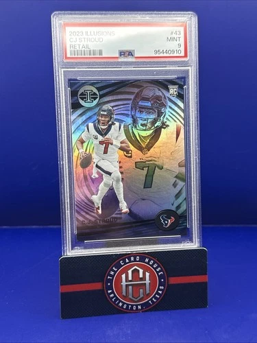 2023 Illusions CJ Stroud Rookie RC Retail Houston Texans PSA 9 MG1