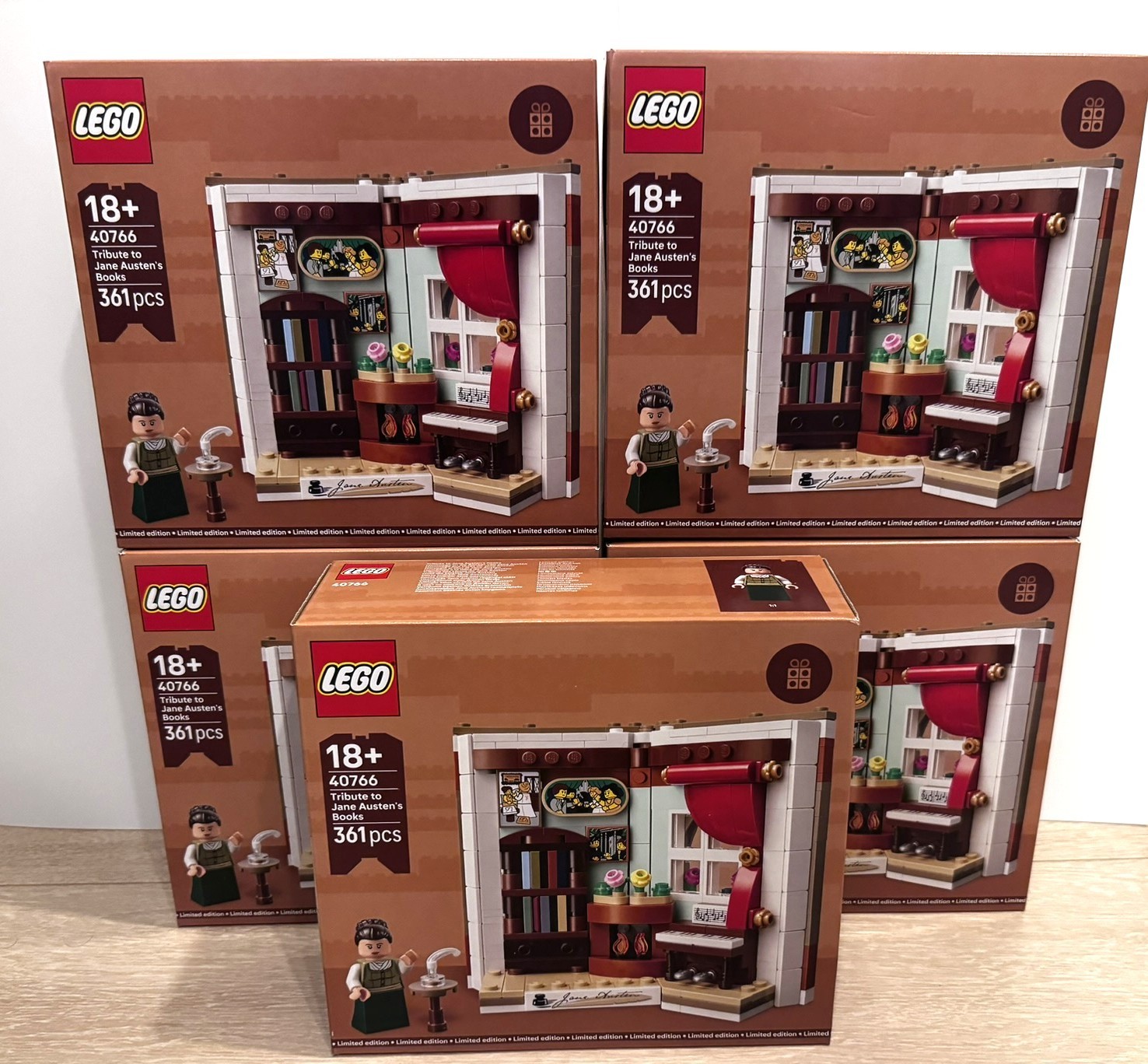 LEGO 40766 Tribute To Jane Austen's Books 361 pcs for Ages 18+ New 1 Box