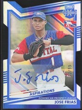Jose Frias 2022 Elite Extra Edition Aspirations Die Cut Auto #183 /99 DPL