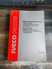 MANUALE TARIFFA RICAMBI E ATTREZZATURE D'OFFICINA FIAT IVECO