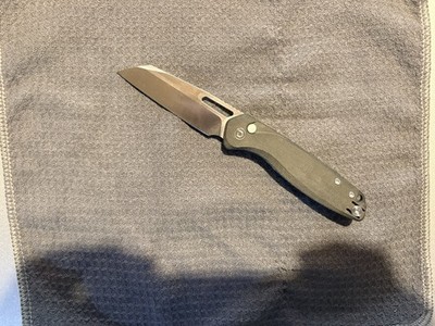Defcon Warhawk Folding Knife 3'' 14C28N Sandvik Steel Blade Micarta