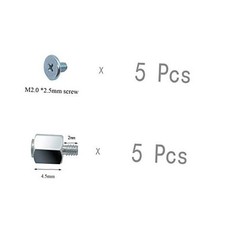 NVMe SATA M.2 2280 PCIe SSD Standoff Mounting m2 Screws Kit for ASUS