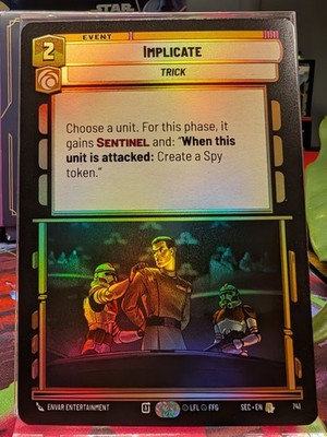 Implicate (Foil) 741 - Secrets of Power - Star Wars