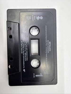 METALLICA Enter Sandman / Stone Cold Crazy Single Cassette Tape TESTED