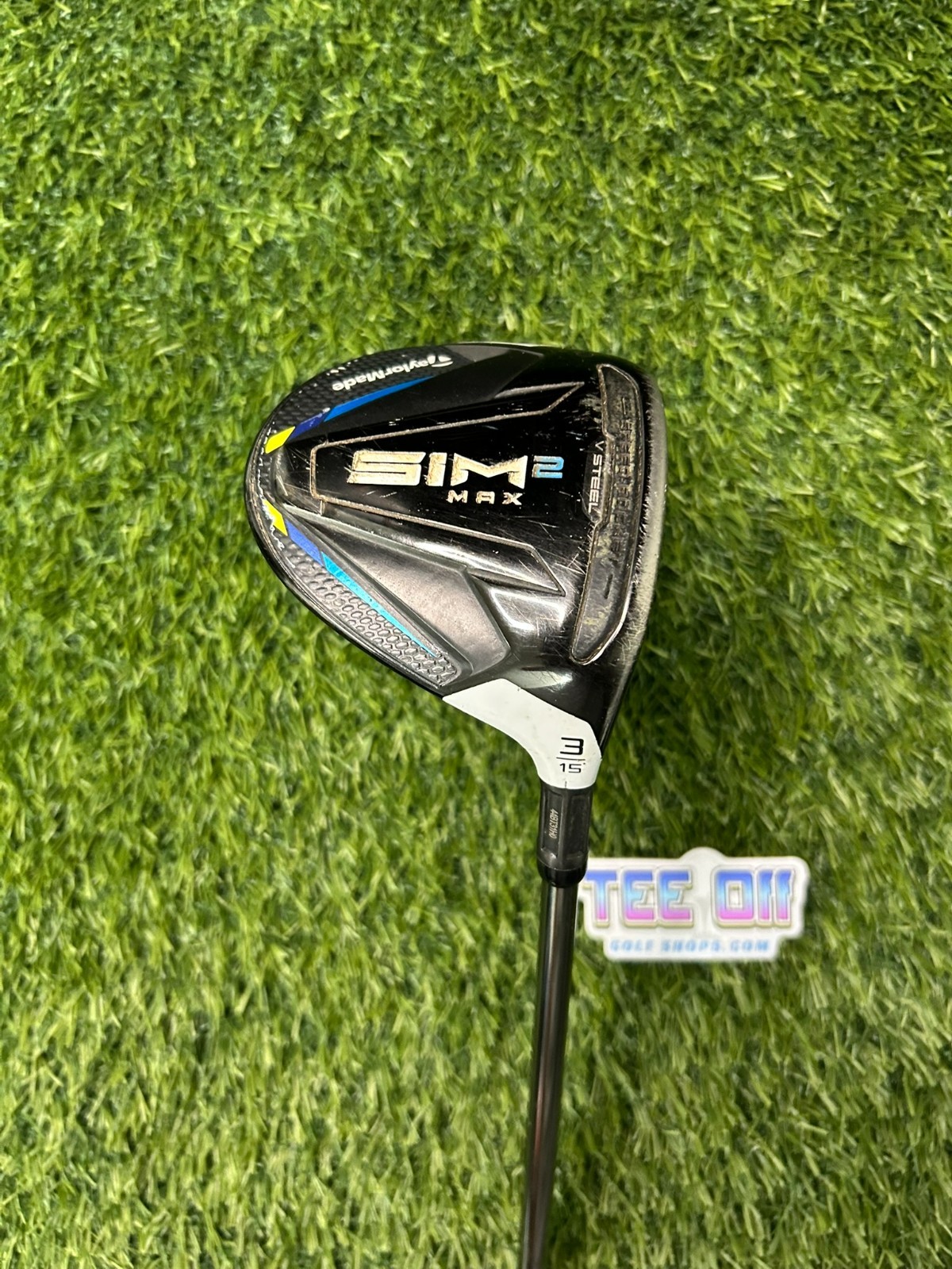 TaylorMade SIM2 MAX FW ⁄ 3w 15 Degree ⁄ Flex Stiff ⁄ Ventus Black