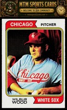 1974 Topps #120 Wilbur Wood