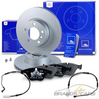 ATE Bremsscheiben +BremsbelÄGe +Warnkontakte Vorne FÜR BMW 3-ER E90 E91 E92 E93