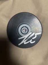 Luke Schenn autographed signed WINNIPEG JETS team puck