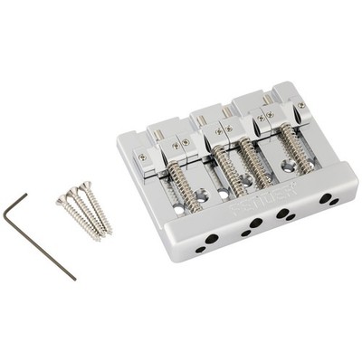 Brücke Fender Hi-Mass Bass Bridge String Thru Chrome Bridge Gitarre NEU